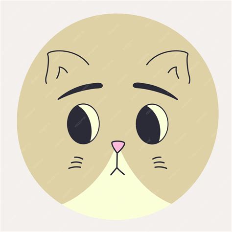 Desenho De Rosto De Gato - 10