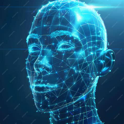 Premium Photo | Futuristic Artificial Intelligence Facial Scanning