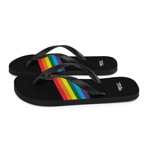 Gay Pride Flip Flops Pride Flip Flops Gay Pride Rainbow Etsy
