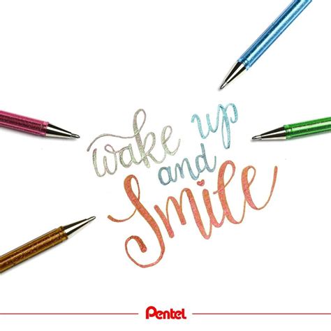Pentel Hybrid Dual Metallic K110 Gel Pen Black Kmart
