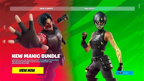 How To Get Fox Fire Manic Skin Bundle Now In Fortnite Season Item