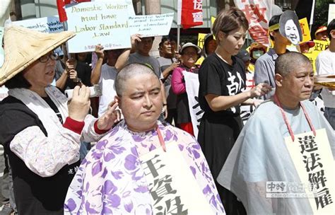 勞工團體「落髮」 促修法禁止派遣 生活 中時