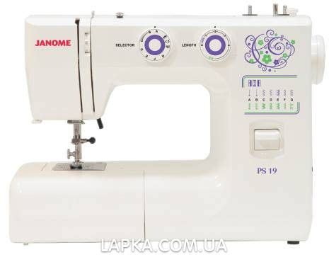 Швейная машина среднего класса Janome PS 19 ᐉ цена 5612 грн – купить в ...