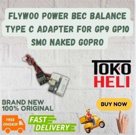 Promo Flywoo Power Bec Balance Type C Adapter For Gp Gp Smo Naked Go Diskon Di Seller