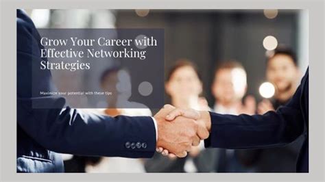 Networking Strategies for Career Growth