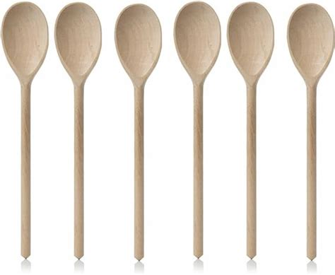 Set Of X Mm Beechwood Wooden Spoon Ideal For Baking