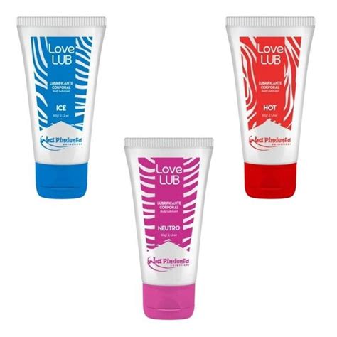 Lubrificante Love Lub NEUTRO ICE e HOT 60G Lu Eróticos Sex Shop