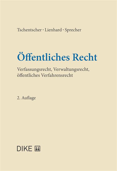 Öffentliches Recht DIKE Verlag