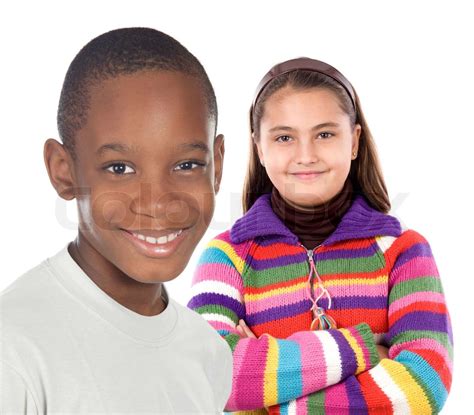 Two children | Stock image | Colourbox