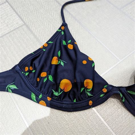 Fruity Bikini Top Monsoon Size 8 Only Worn Depop