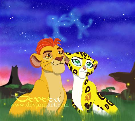 Kion and Fuli by Sereea on DeviantArt