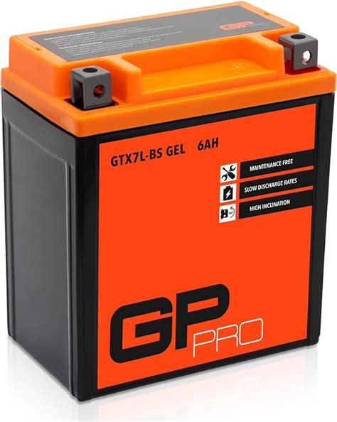 Gp Pro Gtx L Bs V Ah Gel Batterie Kompatibel Mit Ytx L Bs