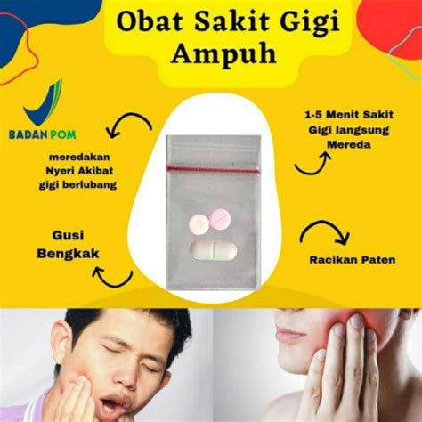 Jual Tablet Sakit Gigi Racikan Apotek Paling Ampuh HARGA PER PAKET ISI