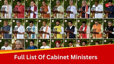 Modi 3 0 Cabinet Portfolio Announced Who Got What Check Full List