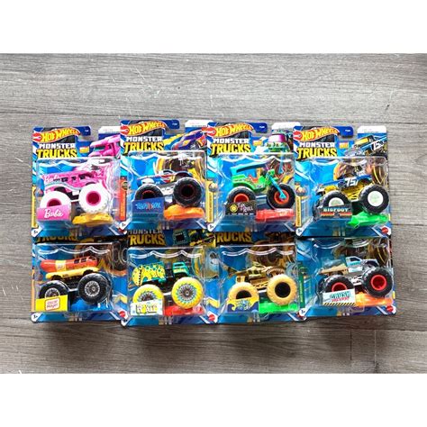 HOT WHEELS HOTWHEELS 風火輪怪物卡車芭比終極露營車大腳賽王牌鯊魚破壞者壓鑄風火輪 蝦皮購物