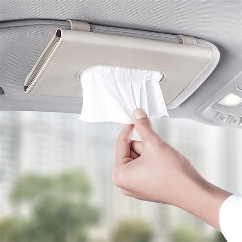 Car Tissue Holder With Facial Tissue Bulk Car Tissues Box Round