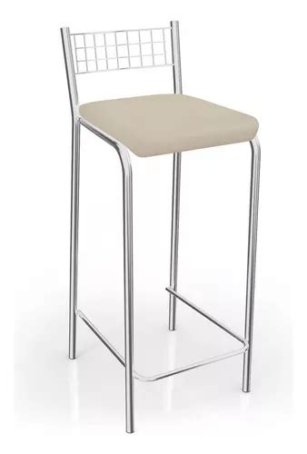 Taburete Cromado Genova Nude Acabado Con Marco Kappesberg Color Plateado MercadoLibre