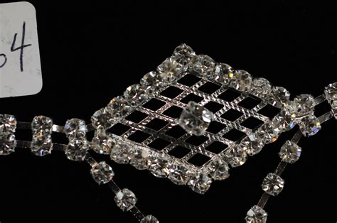 C In In Triangle Dangle Rhinestone Bikini Connector Vandella Costumes