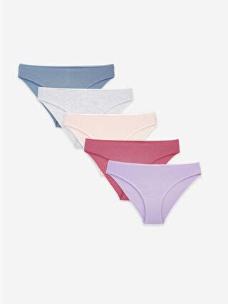 Plain Bikini Panties Pack S Z V LC Waikiki