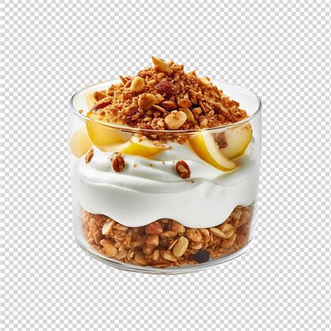 Premium Psd Yogurt With Granola