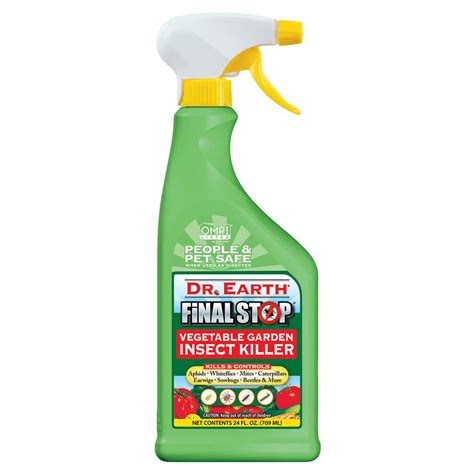 Dr Earth 32 Oz Ready To Spray Vegetable Garden Insect Killer 100528692 The Home Depot