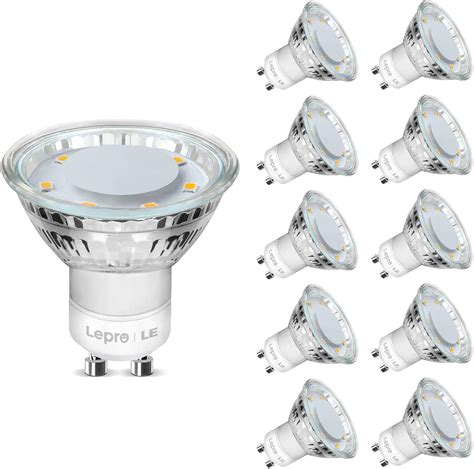 Lepro Ampoules Led Gu L Blanc Chaud K W Equivaut A W