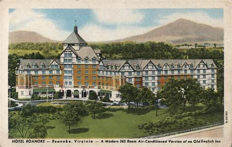 Hotel Roanoke Virginia Postcard