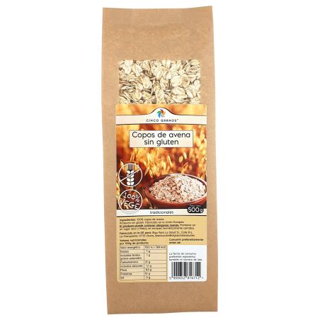 Copos De Avena Sin Gluten 500g