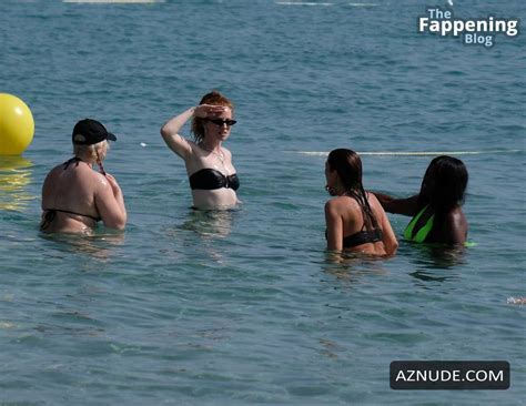 Jess Glynne Rocks A Sexy Black Bikini In Ibiza Aznude
