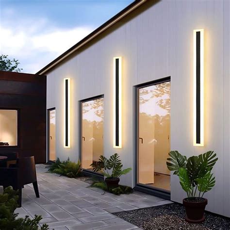Stayofa 2 Pack 31.5INCH Long Outdoor LED Wall Lights,24W Waterproof ...