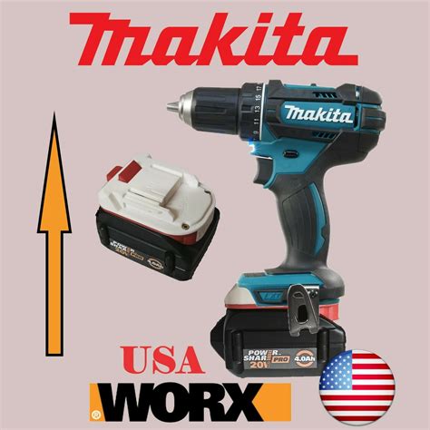STL file WORX USA on MAKITA LXT 🇺🇸・3D printable model to download・Cults