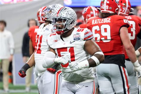 Ohio State Football Practice Observations D Line Dominates Carnell