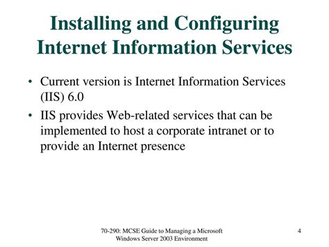 70 290 MCSE Guide To Managing A Microsoft Windows Server 2003