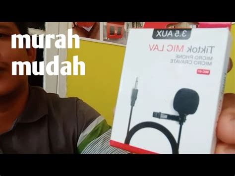 Review Cara Menyambung Mic Clip Kabel Youtube