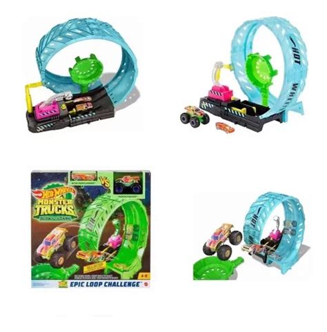 Hot Wheels Monster Truck Epic Loop Challenge Track Hbn Cuotas Sin Inter S