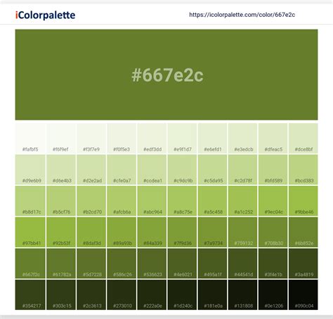Dirty Green Information Hsl Rgb Pantone