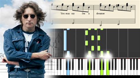 John Lennon Imagine Accurate Piano Tutorial Sheets Youtube