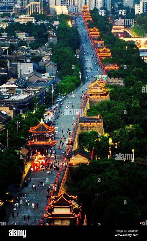 Xi An May Xinhua This Aerial Photo Taken On