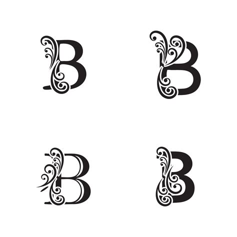 Calligraphy Letter B Designs