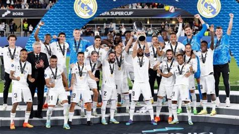 Real Madrid Menangi Piala Super Eropa Kini Sejajar Dengan Ac