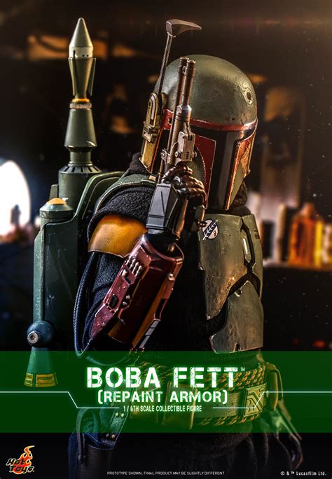 Hot Toys TMS 55 56 The Mandalorian Boba Fett Repaint Armor Throne Hot Toys Complete
