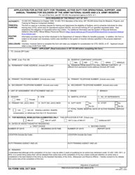 Dd Form 220 Download Fillable Pdf Or Fill Online Active Duty Report