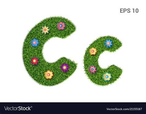 letter cc royalty  vector image vectorstock