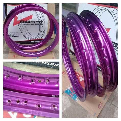 Jual Velg Aluminium Vrossi WM Ukuran 160 185 Ring 17 Warna Violet Ungu