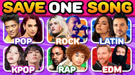 Pop Vs Rock Vs Latin Vs Kpop Vs Rap Vs Edm 🔥 Epic 6 Genre Battle Save