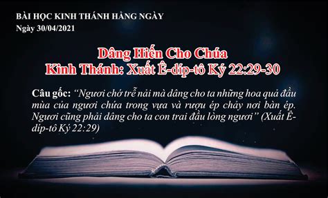 Dâng Hiến Cho Chúa 30 4 2021 Hội Thánh Tin Lành Việt Nam