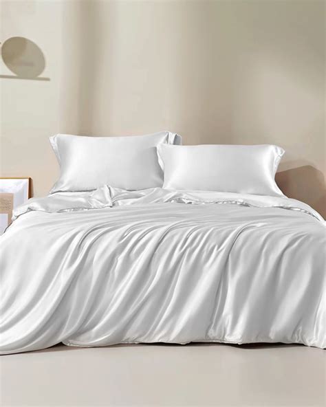 19 Momme Seamless Silk Duvet Cover Daisysilk