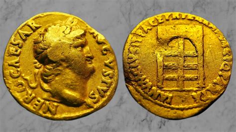 D Couvrez Cette Rare Monnaie Romaine En Or Aureus De N Ron Coin