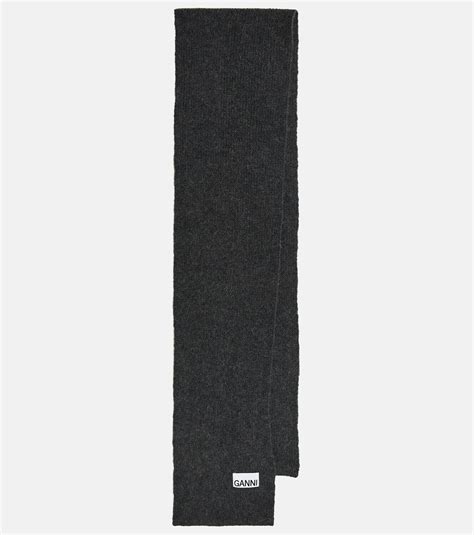 Ganni Wool Blend Scarf Ganni