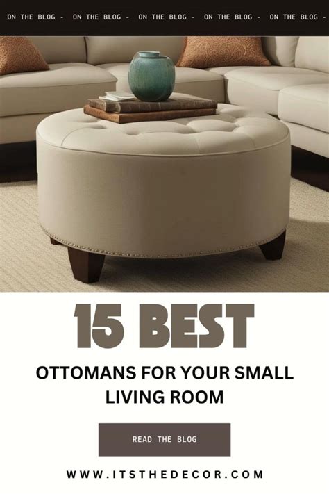 15 Best Ottomans for Your Small Living Room [video] i 2024